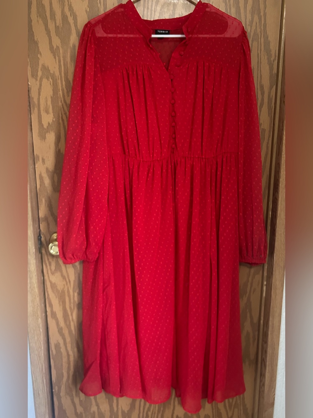 Plus size red torrid dress 2X